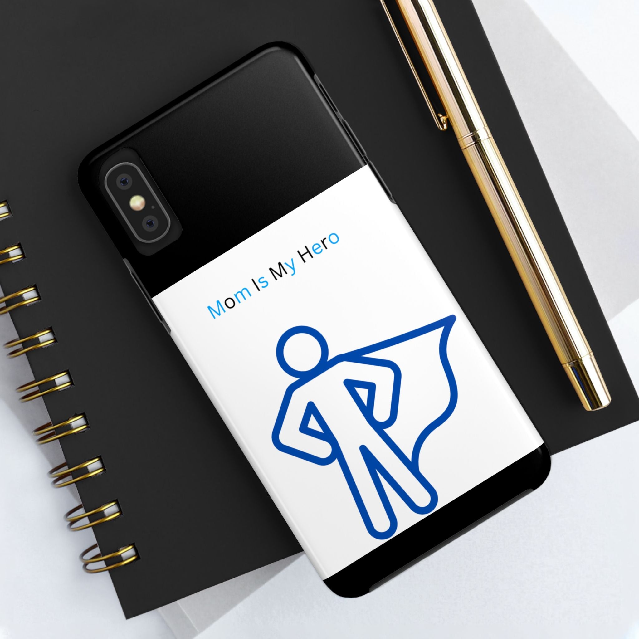 Mom Is My Hero Tough Phone Cases | Gifts for Moms, Hero Phone Cover, Durable Phone Case, Mother's Day, Super Mom Gift