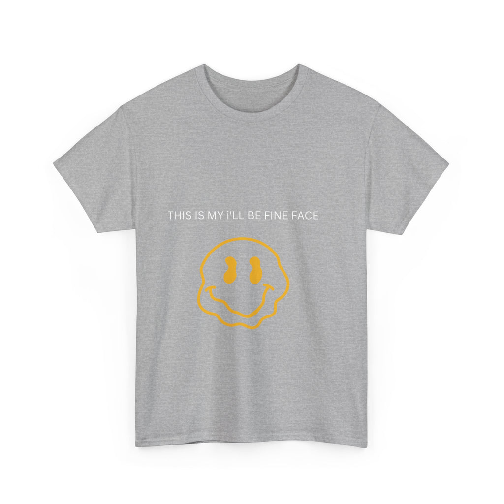 Happy Face Cotton Tee | Fun Graphic Shirt | Unisex T-Shirt for Casual Wear, Gifts, Festivals, Everyday Fashion
