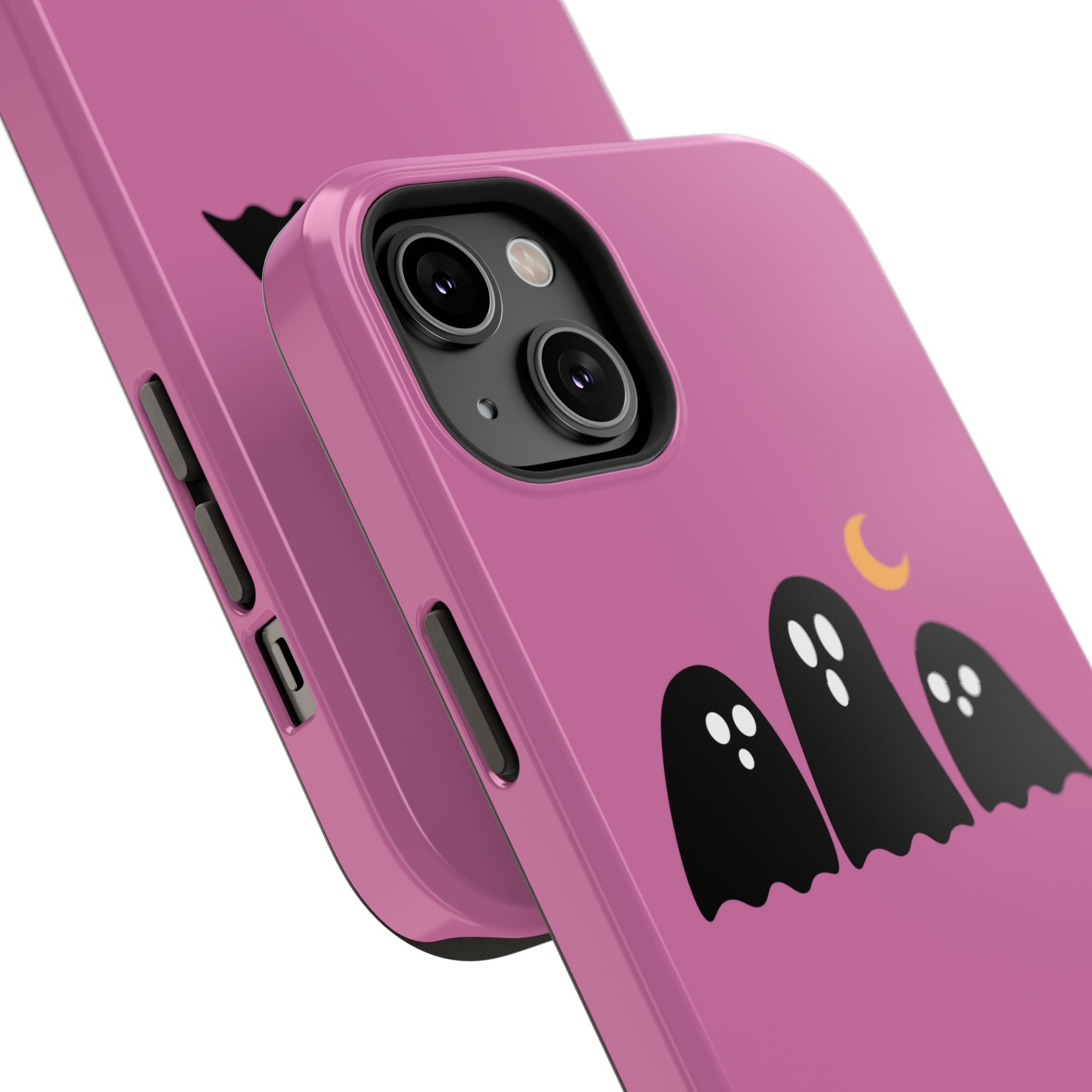 Ghostly Boo University Impact-Resistant Cases, Cute Phone Cover, Halloween Gift, College Student Accessory, Alumni Case