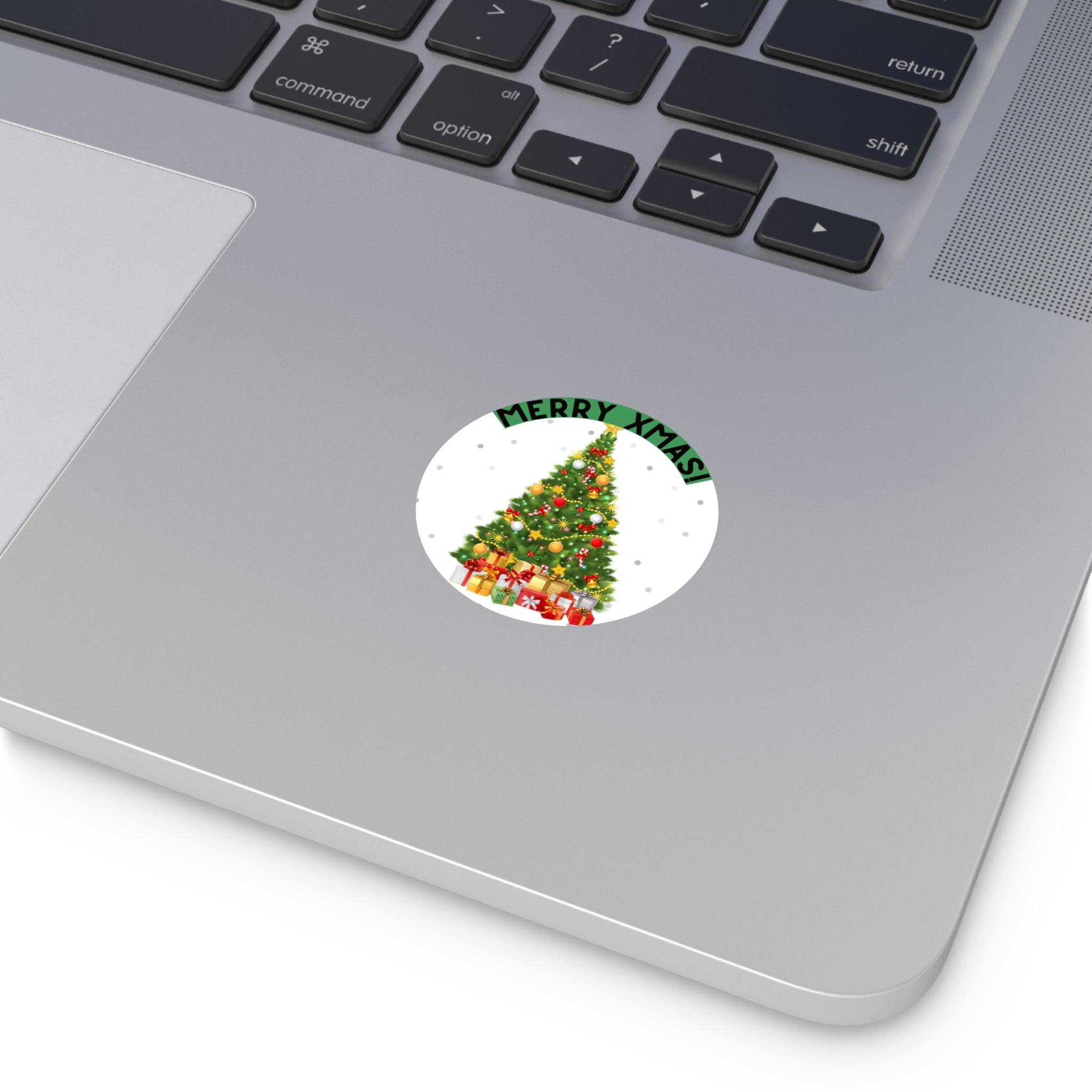 Christmas Tree Vinyl Stickers | Merry XMAS Decals for Holiday Decor, Gift Wrapping, Scrapbooking, Party Favors, Seasonal Crafts