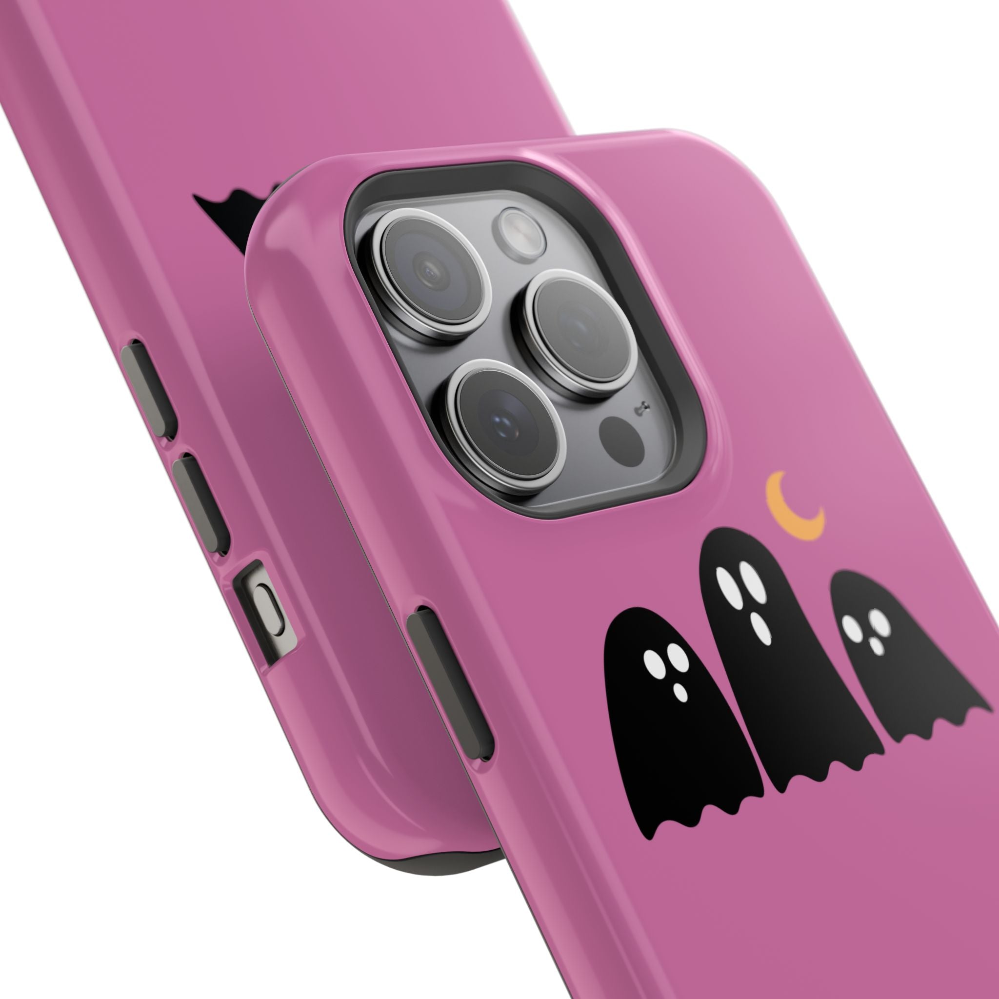 Ghostly Boo University Impact-Resistant Cases, Cute Phone Cover, Halloween Gift, College Student Accessory, Alumni Case