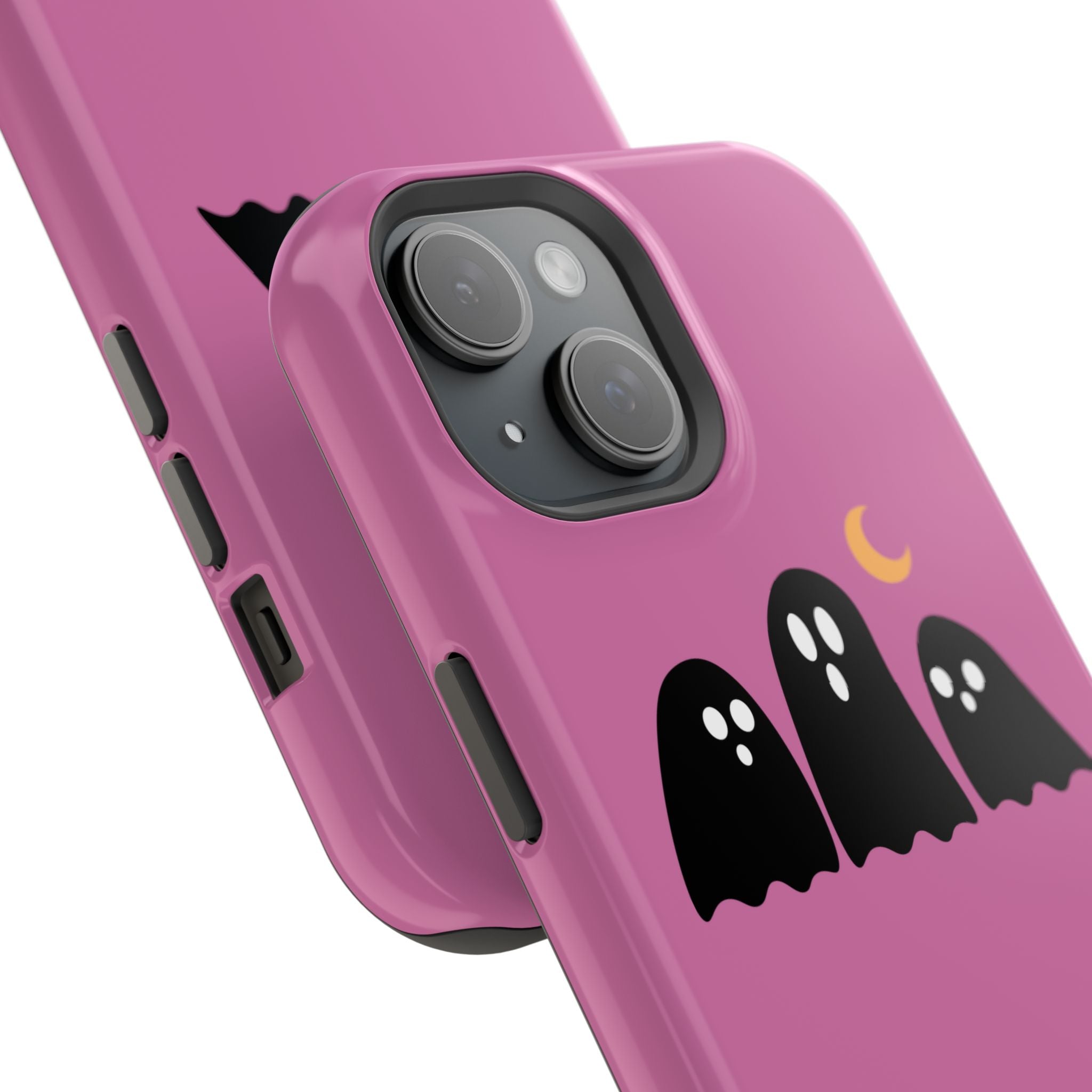 Ghostly Boo University Impact-Resistant Cases, Cute Phone Cover, Halloween Gift, College Student Accessory, Alumni Case